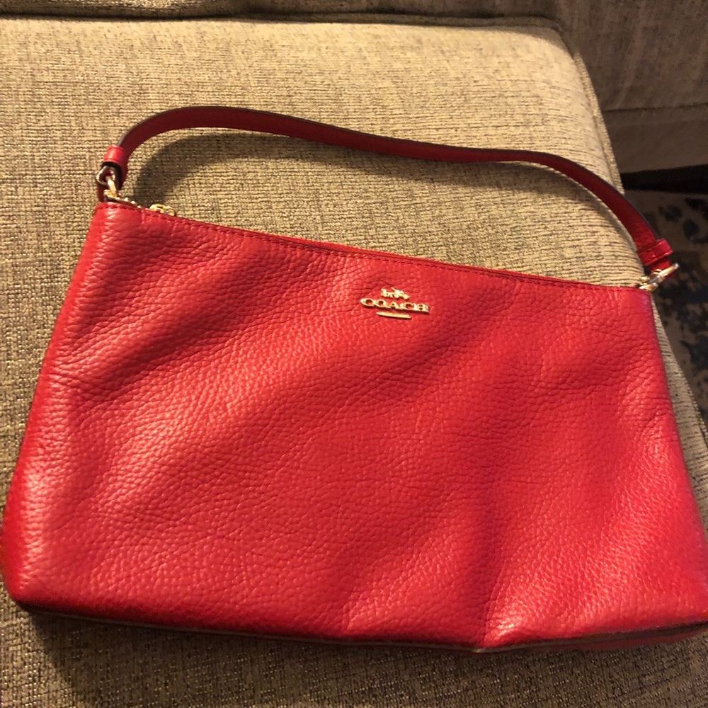 Red Coach Bag